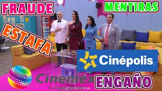 CINEPOLIS Y CINEMEX ESTAFARON CON LA GALA FINAL A LOS SEGUIDORES DE LA CASA DE LOS FAMOSOS MEXICO 2 [upl. by Perrin]