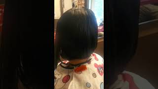 Baby girl Cutting  baby cut  hair cut girl  Hair cut step by step Tutorial  Haircut igshakir [upl. by Domella]