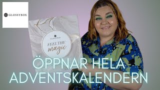 ÖPPNAR GLOSSYBOX ADVENTSKALENDER 2023 [upl. by Refinney]