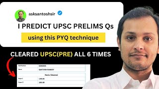 HOW TO PREDICT UPSC PRELIMS QUESTIONS USING PYQ ANALYSIS [upl. by Idissac414]