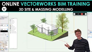 Vectorworks BIM Training 3D Site amp Massing Modelling [upl. by Ahsyad496]