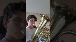 Toccata Marziale Vaughan Williams Euphonium Excerpt [upl. by Derfnam70]