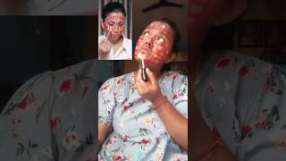 Viral red lipstick makeup hack🤯🔥😨 bengali hack shorts ytshorts trending [upl. by Llehcim]