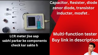 यह एक lcr meter है जो इलेक्ट्रॉनिक कंपोनेंट् को test करता है [upl. by Arihsaj232]