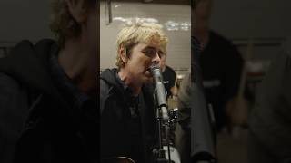 GreenDay amp JimmyFallon perform their hit “American Idiot” while busking at a NYC subway stop [upl. by Etterrag]