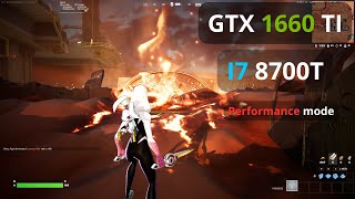 FORTNITE FPS TEST GTX 1660TI  I7 8700  FORTNITE RELOAD  OG SEASON [upl. by Entroc]