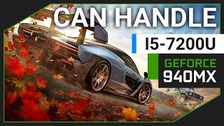 Forza Horizon 4  NVIDIA GEFORCE 940MX  i5 7200U [upl. by Anaugahs]