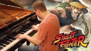 Guile Theme on Piano  Street Fighter Music [upl. by Rebmetpes510]