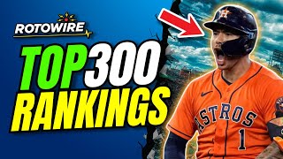 Updated 2024 Fantasy Baseball Rankings Top 300 Pithers and Hitters [upl. by Mohamed]