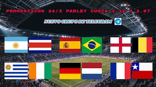 APUESTAS DEPORTIVAS HOY 263 PRONÓSTICOS PARLEY CUOTA 21⚽AMISTOSOS INTERNACIONALES EUROCOPA🏀EUROCUP [upl. by Rednazxela205]