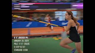 Brenna LaBranche High School Pole Vault Highlights [upl. by Sivet10]