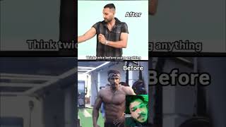 Tarun Gill before 💉💉after body type trending motivation shortvideo viralvideo [upl. by Eilema242]