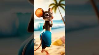 Beach Fun Mouse Cat amp Rabbit Adventures [upl. by Godrich]