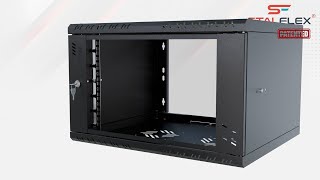 IT Armadio RACK Standard 19 6U 450 VETRO NERO [upl. by Gladine260]