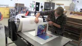 Monotype Printmaking at SUNY Oswego [upl. by Ho]