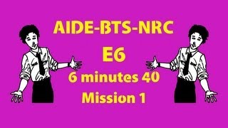 BTS NRC Diaporama E6 Mission 1 [upl. by Ffej]