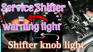 Dodge charger service shifter warning light on  Shifter knob light is not working [upl. by Nolek449]