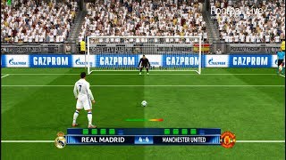 UEFA Super Cup  Penalty Shootout  Real Madrid vs Manchester United  PES 2017 Gameplay PC [upl. by Kathye]