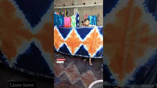 Mulmul cotton shibori dye saree mulmulcotton sareemanufacturer [upl. by Mascia]