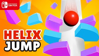 Helix Jump Nintendo Switch Gameplay [upl. by Armillda]