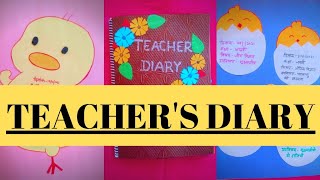 Teachers Diary कैसे लिखें Teachers Diary for BEd 2nd Year  Decorations Ideas The Vani Classes [upl. by Aitetel951]