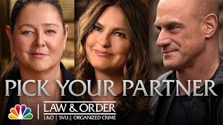 Who Would You Partner With  NBCs Law amp Order [upl. by Yecrad]