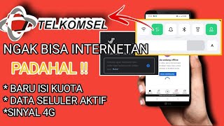 Cara Mengatasi Kartu Telkomsel Tidak Bisa Internetan Padahal Baru Isi Kuota [upl. by Eileek248]