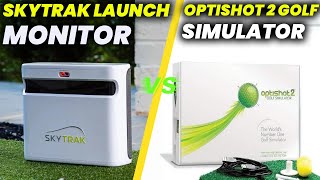 skytrak launch monitor vs optishot 2 golf simulator Review and Comparison [upl. by Daveen460]