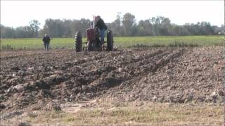 Farmall Super C Discing field [upl. by Elitnahc]