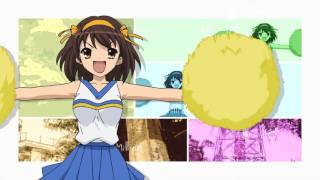 The Melancholy of Haruhi Suzumiya Opening 1 Bouken Desho Desho HD 1080p [upl. by Eelyma]