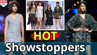 Sonal Chauhan amp Sayani Gupta Turn Showstoppers At Lakme Fashion Week 2017 DAY 1 [upl. by Maer]