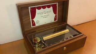 Reuge Music Box Wolfgang Amadeus Mozart  Turkish March [upl. by Lehctim920]