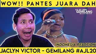 Jaclyn Victor  Gemilang AJL20 INDONESIA REACTION [upl. by Garibold414]