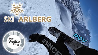 Arlberg POV Snowboard Cruise [upl. by Llerrah]