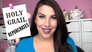 HAUL Drugstore Holy Grail Makeup Repurchases [upl. by Arretnahs]