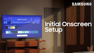 Setting up your TV for the first time using the Smart remote  Samsung US [upl. by Roger]