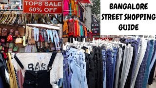 Chickpet Koramangala Majestic Street Shopping  Bangalore Street Shopping Guide [upl. by Eleira761]