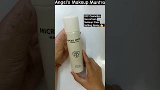 PAC Cosmetics Microfinish Makeup Fixer Setting Spray👍 beauty beautyblogger review makeupfixer [upl. by Irita]