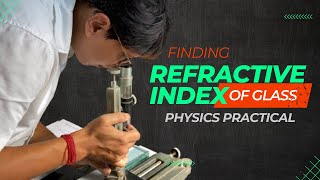 কাঁচের প্রতিসরাঙ্ক নির্নয় Physics Practical class 12 Refractive index of a Glass Slab [upl. by Goldshlag]