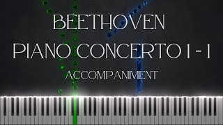 Beethoven  Piano Concerto No 1 Op 15 Movement 1 Accompaniment [upl. by Annairb]