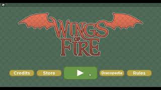 Playing Wings of Fire Early Access in Roblox [upl. by Najed]