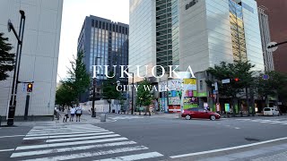 Fukuoka Walk  Afternoon Walk in Tenjin 福冈市 天神  July 2024 [upl. by Ferree]