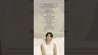 Faceoff by jimin bts jimin btssong btsarmy btsedits lyrics [upl. by Ellenar]