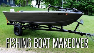 Aluminum Fishing Boat to BASS Boat Clean and Simple [upl. by Magan]