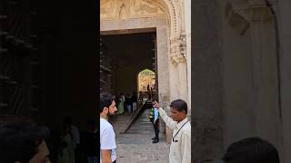 2000 KG का दरवाजा। Golconda Fort hyderabad reels short Heritage history hindi india [upl. by Allebara]