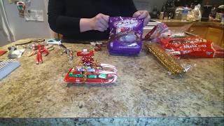 DIY Easy Candy Sleigh in 2 Different Sizes  Christmas Crafts [upl. by Gaillard15]