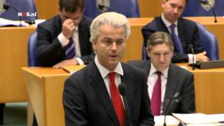 Confrontatie Wilders en Rutte in regeringsverklaring [upl. by Sabelle]