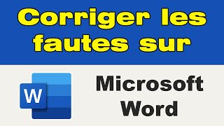 Comment mettre en place le correcteur dorthographe sur Word [upl. by Aeduj]