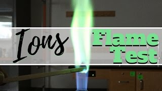 Flame Test of Ions Lab Experiment  Li Na K Sr and Cu Ions [upl. by Nitfa]