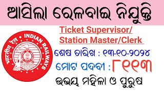 Railway Recruitment 8113 Vacancy  RRB NTPC Notification 2024  Odisha Govt Job [upl. by Crispa951]